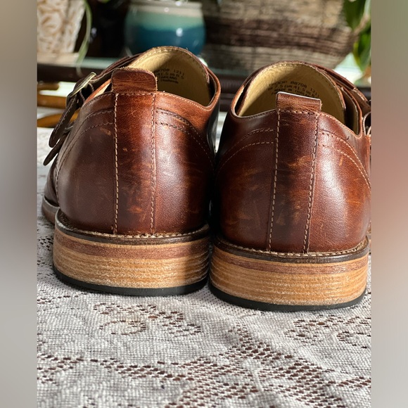 Troop Double Monk Slip On
Brown Leather Double Monks by J Shoes size 8.5 Mens - Picture 6 of 10